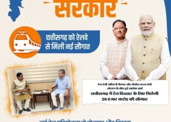 Chhattisgarh's railway infrastructure, Union Minister Tokhan Sahu met with Railway Minister Ashwini Vaishnaw in New Delhi