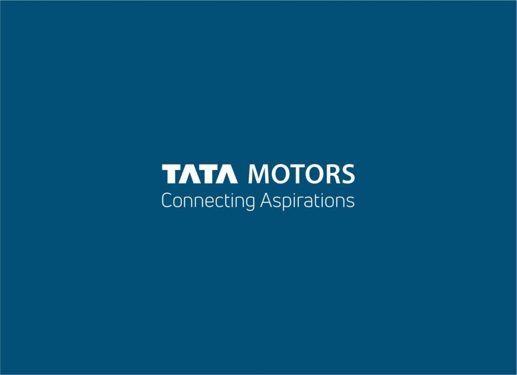 Tata Motors Connecting Aspirations Logo. Economy India