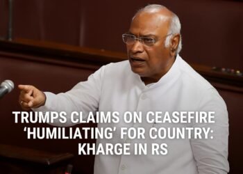 Kharge Slams Trump’s Ceasefire Claims as “Humiliating”, Seeks Clarification in Rajya Sabha