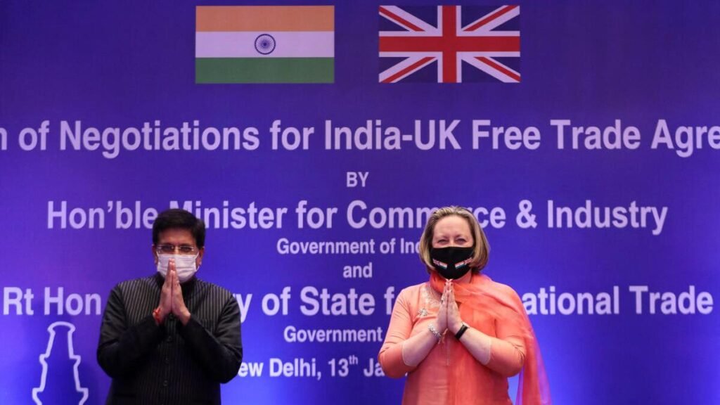 India-UK Sign Landmark Free Trade Agreement; 