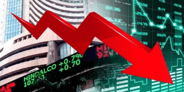 Sensex Falls Over 100 Points; Trades Around 85,250, Nifty Slips Nearly 30 Points Amid Selling in Banking & Media Stocks