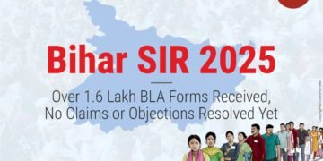 Bihar SIR 2025: Over 1.6 Lakh BLA Forms Received, No Claims or Objections Resolved Yet