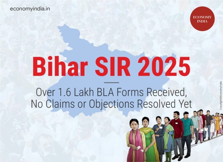 Bihar SIR 2025: Over 1.6 Lakh BLA Forms Received, No Claims or Objections Resolved Yet 1 Bihar SIR 2025: Over 1.6 Lakh BLA Forms Received, No Claims or Objections Resolved Yet