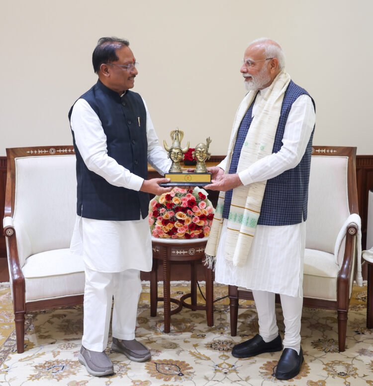 Chhattisgarh CM Vishnu Deo Sai Meets PM Modi in New Delhi 1 Chhattisgarh CM Vishnu Deo Sai Meets PM Modi in New Delhi