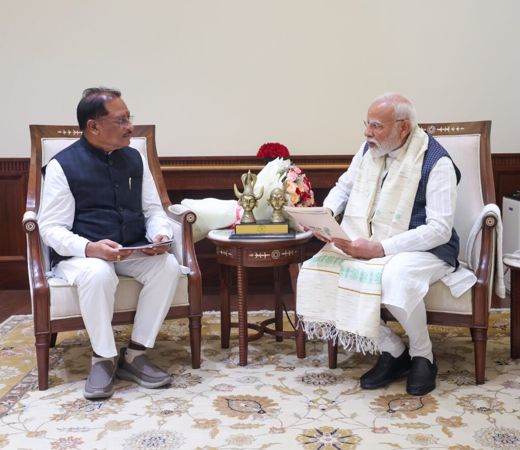 Chhattisgarh CM Vishnu Deo Sai Meets PM Modi in New Delhi 2 Chhattisgarh CM Vishnu Deo Sai Meets PM Modi in New Delhi