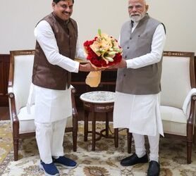 Madhya Pradesh CM Mohan Yadav Meets Prime Minister Modi in New Delhi