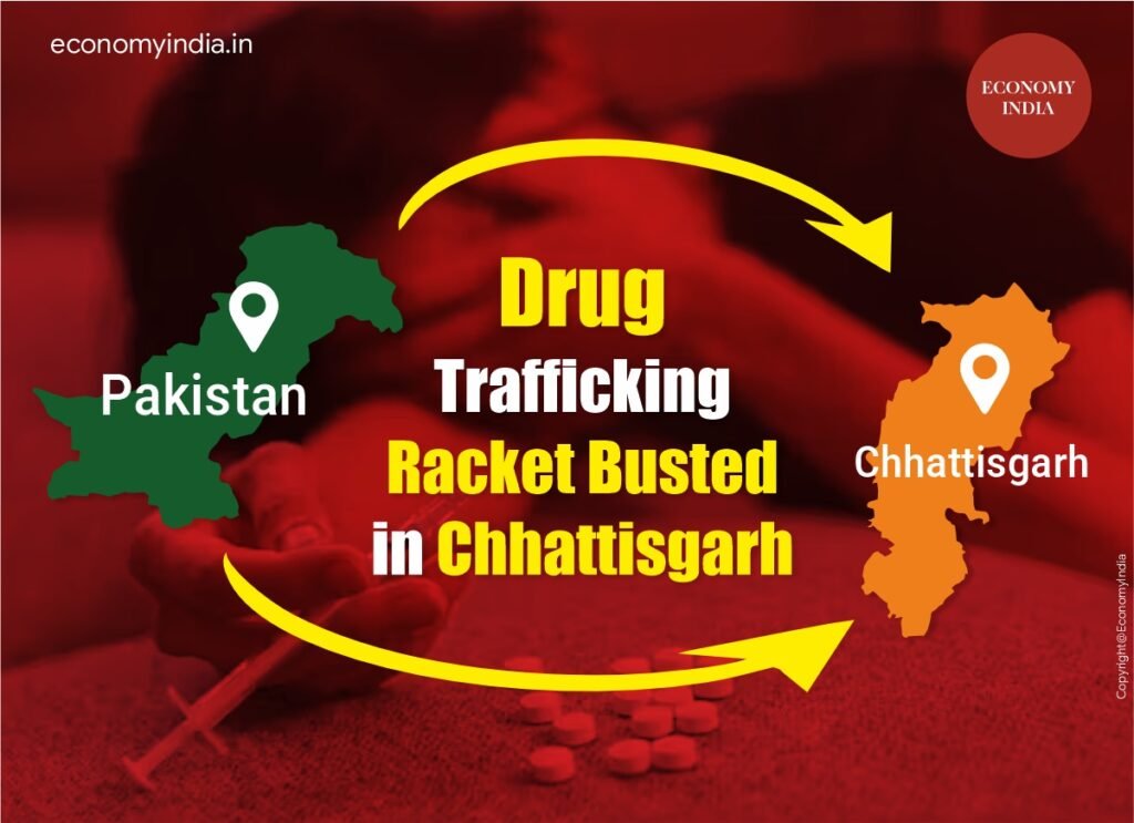 Major Pakistani Drug Trafficking Racket Busted in Chhattisgarh – IB & Narcotics Join Probe, Mastermind’s Remand Extended till August 11