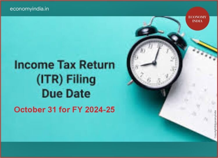 Tax Audit Report Submission Deadline Extended to October 31 for FY 2024-25; ITR Filing Deadline Remains Unchanged 1 Tax Audit Report Submission Deadline Extended to October 31 for FY 2024-25; ITR Filing Deadline Remains Unchanged