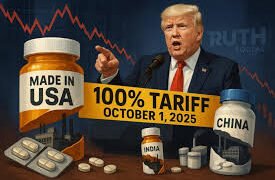 Trump Slaps 100% Tariff on Branded Drugs from October 1; India, Key Exporter, Faces Uncertainty