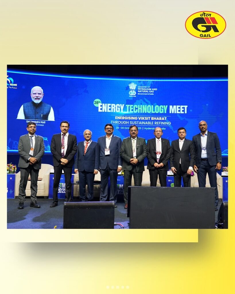 GAIL’s R.K. Singhal Highlights India’s Energy Transformation at the 28th Energy Technology Meet in Hyderabad