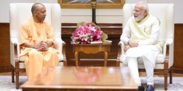 UP CM Yogi Adityanath Meets PM Modi in New Delhi, Discusses State’s Development Agenda