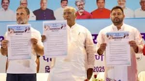 Tejashwi Yadav to Release Mahagathbandhan Manifesto Today; RJD Expels 27 Leaders Amid Growing Rift 2 Tejashwi Yadav to Release Mahagathbandhan Manifesto Today; RJD Expels 27 Leaders Amid Growing Rift