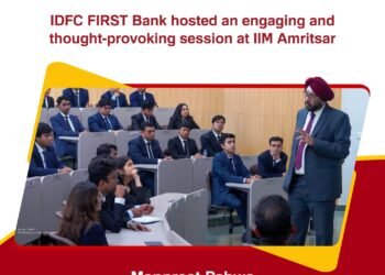 IDFC FIRST Bank Hosts Thought Leadership Session at IIM Amritsar on the Future of HR and Talent