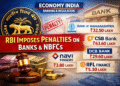 RBI Slaps Penalties on Bank of Maharashtra, CSB Bank, DCB Bank, Navi Finserv and IIFL Finance