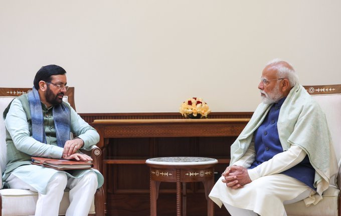 Haryana Chief Minister Meets Prime Minister Narendra Modi in New Delhi