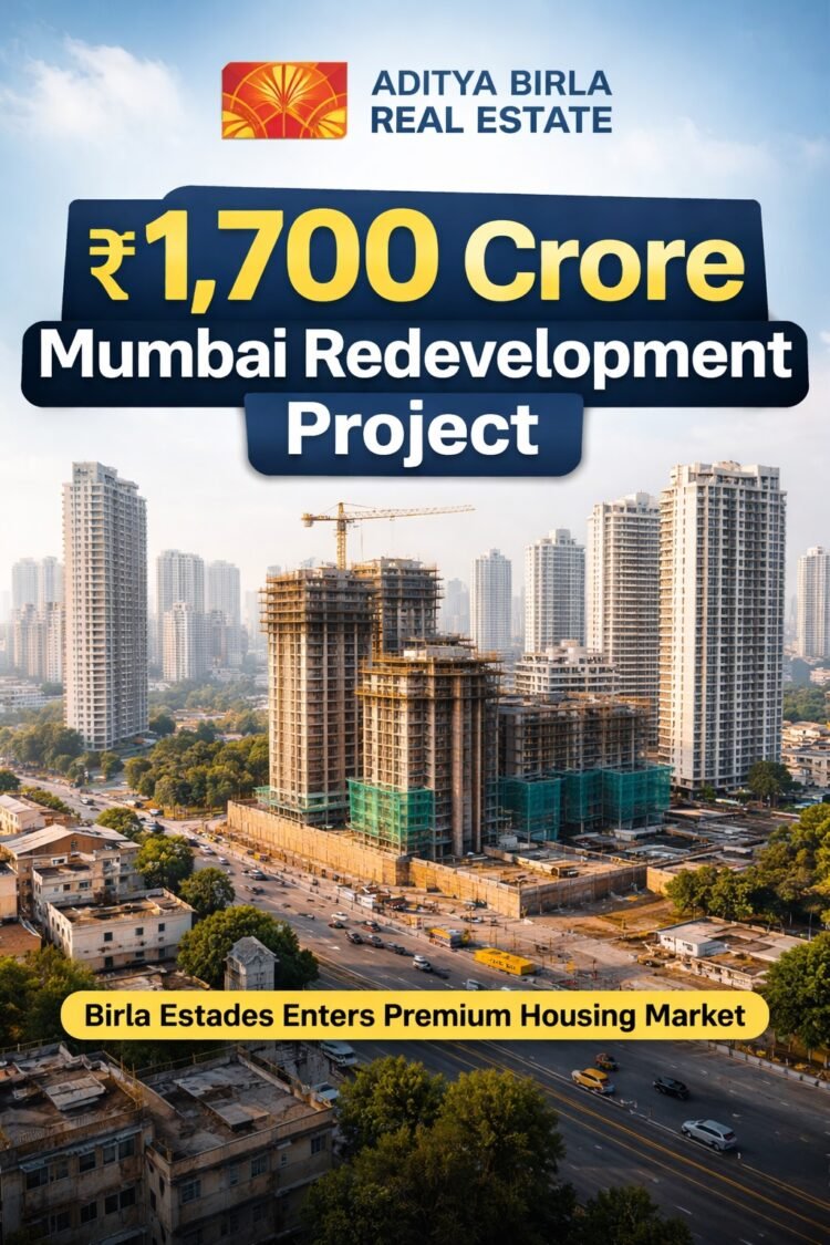 Aditya Birla Real Estate Targets ₹1,700 Crore Revenue from First Housing Redevelopment Project in Mumbai