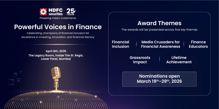 HDFC Securities Announces Powerful Voices in Finance Awards 2026 1 HDFC Securities - Powerful Voices in Finance Awards 2026