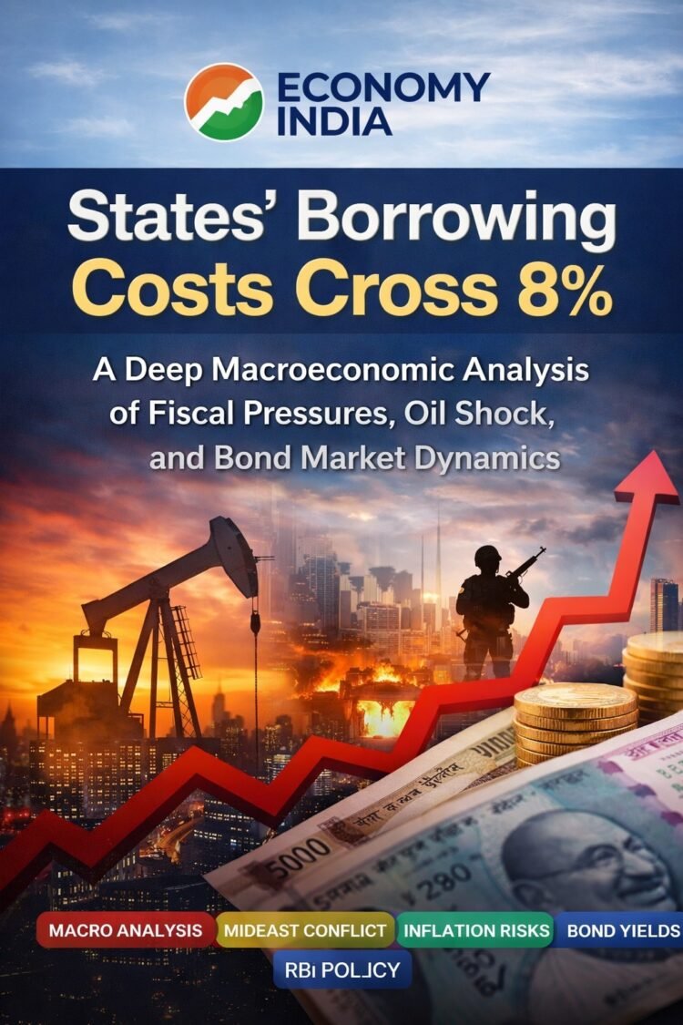 States’ Borrowing Costs Cross 8%: A Deep Macroeconomic Analysis of Fiscal Pressures, Oil Shock, and Bond Market Dynamics
