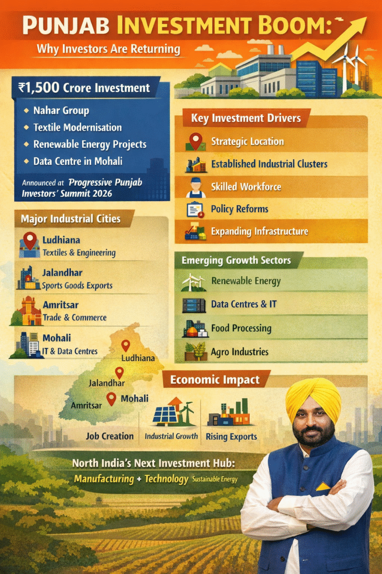 Why Punjab is Attracting Fresh Industrial Investments: A New Economic Chapter for the State