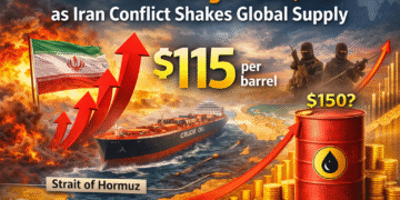 Oil Prices Surge Past $115 as Iran War Disrupts Supply Routes