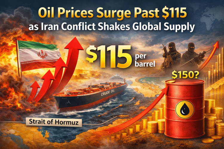 Oil Prices Surge Past $115 as Iran War Disrupts Supply Routes 1 Oil Prices Surge Past $115 as Iran War Disrupts Supply Routes