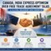 Canada, India Express Optimism Over Free Trade Agreement Talks as Bilateral Engagement Gains Momentum