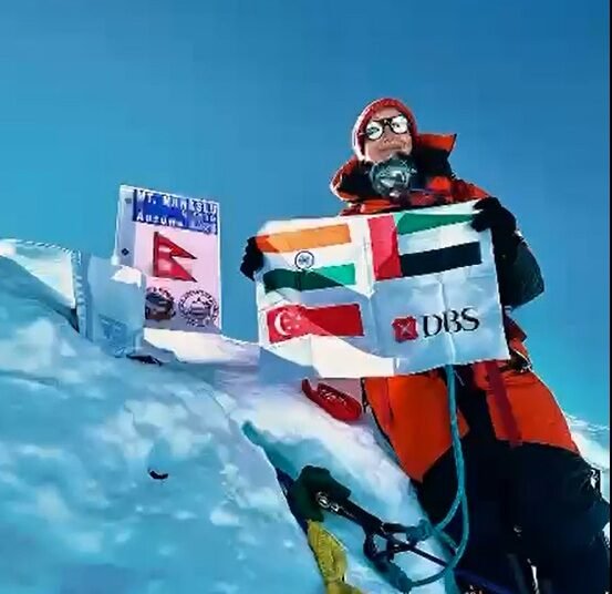 Indian Climber Shradha Gupta Summits Mount Manaslu, Her First 8,000-Metre Peak