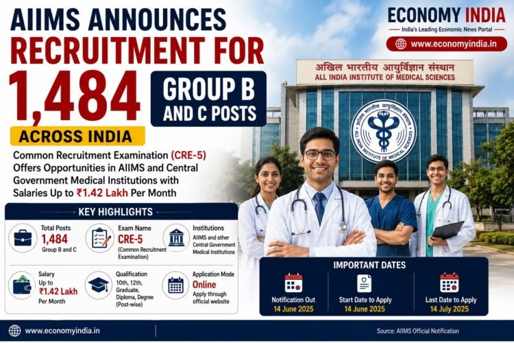 AIIMS Announces Recruitment for 1,484 Group B and C Posts Across India 1 AIIMS Announces Recruitment for 1,484 Group B and C Posts Across India