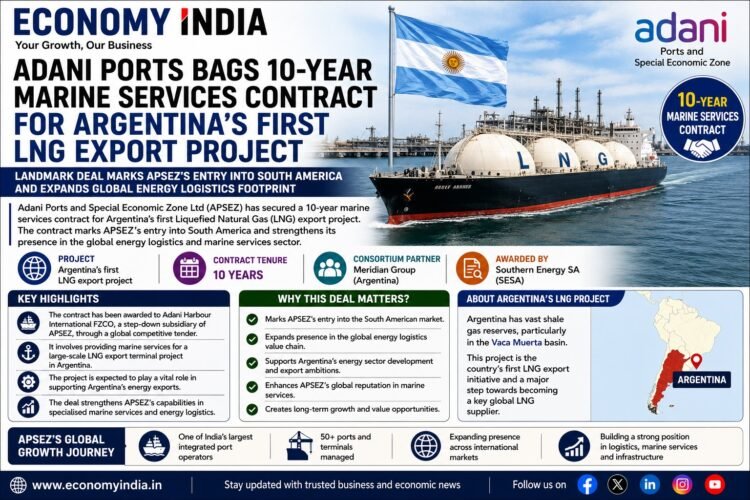 Adani Ports Secures 10-Year Marine Services Contract for Argentina's First LNG Export Project 1 Adani Ports Secures 10-Year Marine Services Contract for Argentina's First LNG Export Project