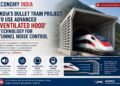 Bullet Train Project to Use ‘Ventilated Hood’ Technology to Control Tunnel Noise