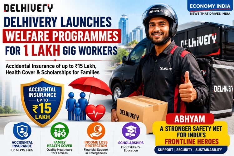 Delhivery Launches Welfare Programme for 1 Lakh Gig Workers, Offers ₹15 Lakh Accident Insurance 1 Delhivery Launches Welfare Programme for 1 Lakh Gig Workers, Offers ₹15 Lakh Accident Insurance
