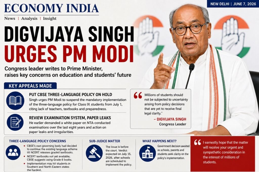 Digvijaya Singh Urges PM Modi