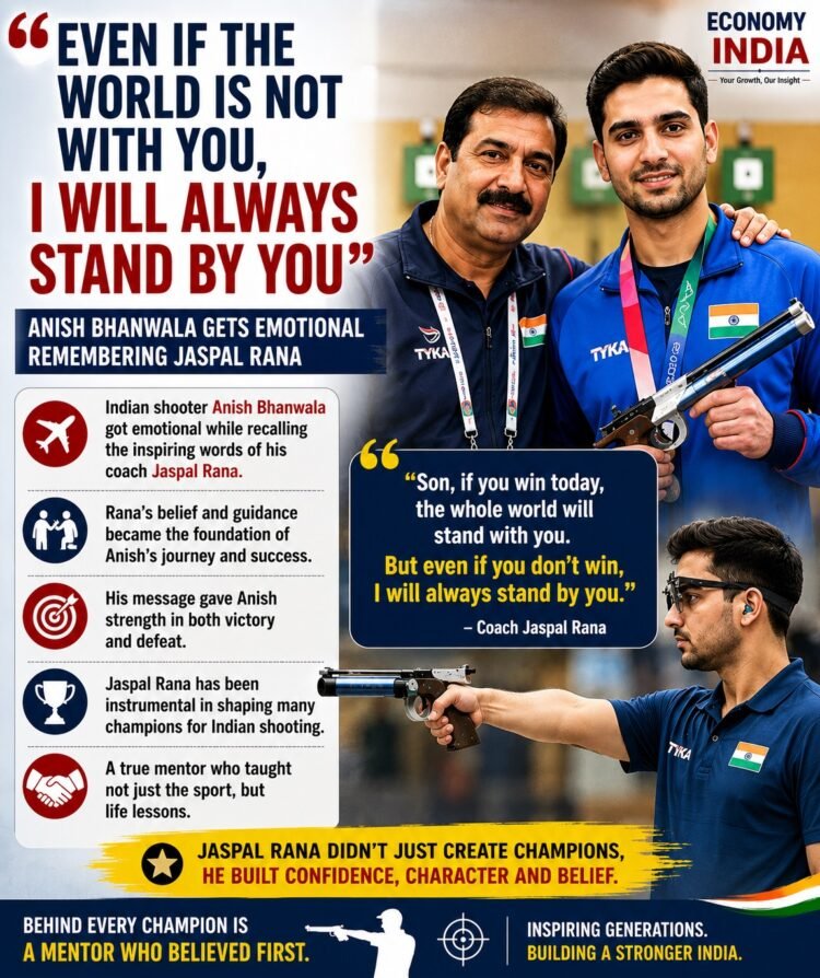 “Even If the World Is Not With You, I Will Be”: Anish Bhanwala Gets Emotional Remembering Coach Jaspal Rana 1 “Even If the World Is Not With You, I Will Be”: Anish Bhanwala Gets Emotional Remembering Coach Jaspal Rana