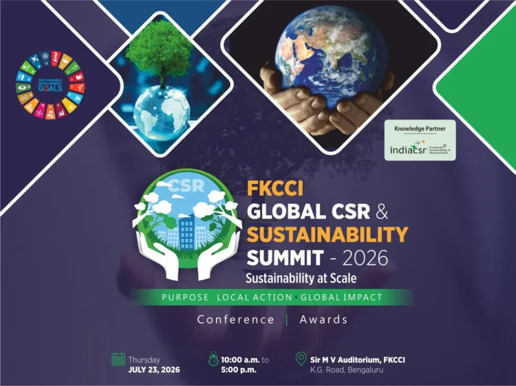 FKCCI Global CSR & Sustainability Summit 2026 Opens Exhibition Stall Bookings in Bengaluru