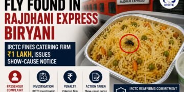 Fly Found in Rajdhani Express Biryani