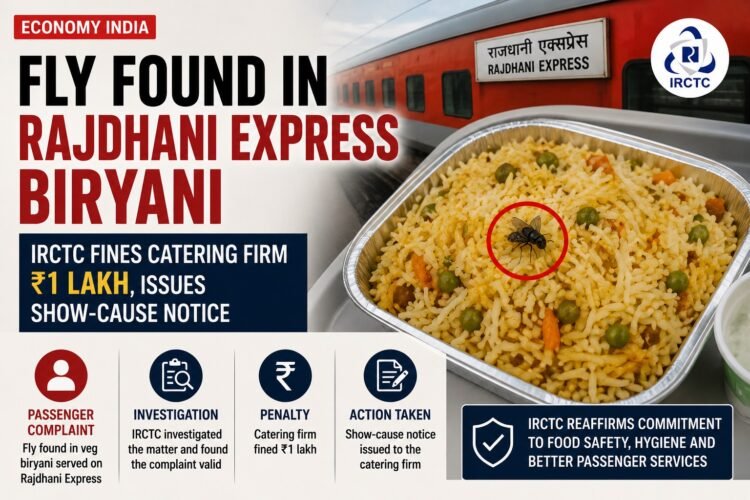 Fly Found in Rajdhani Express Biryani