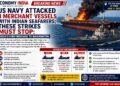 India Lodges Strong Protest After US Navy Attacks Merchant Vessels Carrying Indian Seafarers; Three Indians Killed