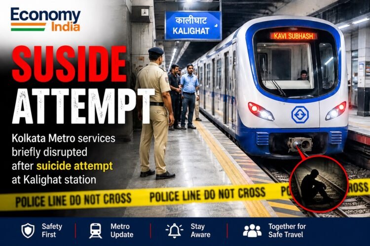 Kolkata Metro Services Briefly Disrupted After Suicide Attempt