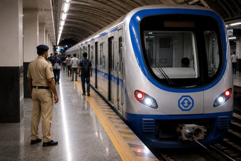 Kolkata Metro Services Briefly Disrupted After Suicide Attempt 2