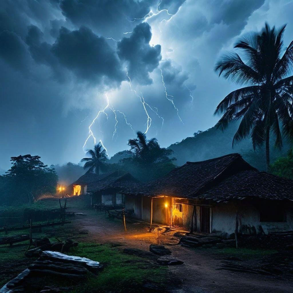 Lightning Strike Tragedy in Jharkhand: Young Woman Killed, Husband Injured in East Singhbhum 2 Lightning Strike Tragedy in Jharkhand 2