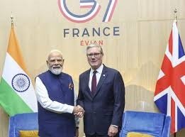 Modi, Starmer Hold Bilateral Talks on Sidelines of G7 Summit, Focus on Trade and Technology Cooperation 1 Modi, Starmer Hold Bilateral Talks on Sidelines of G7 Summit, Focus on Trade and Technology Cooperation