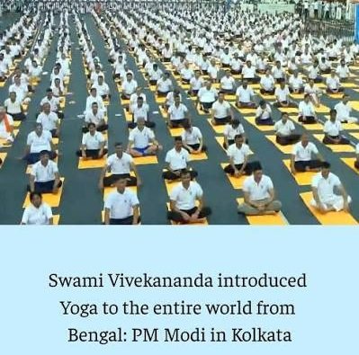 Prime Minister Modi Performs Yoga with Thousands