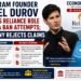 Telegram Founder Pavel Durov Alleges Reliance Role in India Ban Attempts; Company Rejects Claims