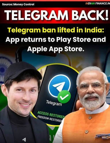 Telegram Returns to India as Temporary Ban Ends; App Restored on Google Play Store 2 Telegram Returns to India 2