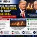 Trump Urges Netanyahu to Avoid Retaliatory Strike on Iran, Says Peace Agreement Is “Very Close”