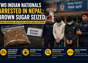 Two Indian Nationals Arrested in Nepal; Brown Sugar Seized 3 Two Indian Nationals Arrested in Nepal; Brown Sugar Seized