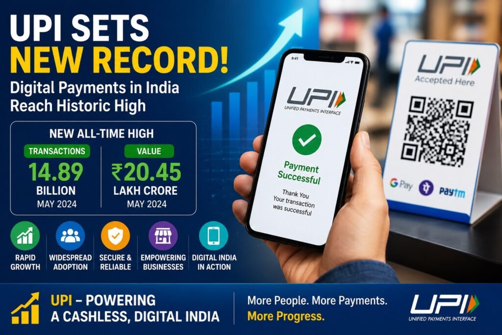 UPI Sets New Record as Digital Payments Surge Across India