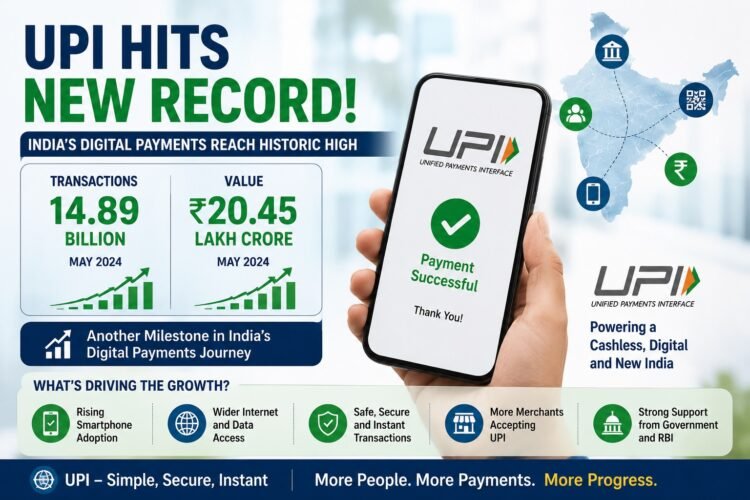 UPI Sets New Record as Digital Payments Surge Across India