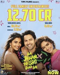 Varun Dhawan's 'Hai Jawani Toh Ishq Hona Hai' Opens Strong, Earns ₹12.70 Crore Worldwide on Day One 3 Varun Dhawan's 'Hai Jawani Toh Ishq Hona Hai' Opens Strong, Earns ₹12.70 Crore Worldwide on Day One