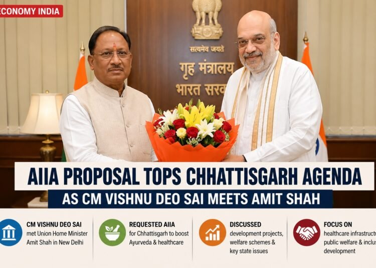 CM Vishnu Deo Sai Seeks All India Institute of Ayurveda for Chhattisgarh During Meeting with Union Home Minister